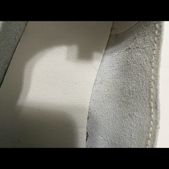 Silver Orthopedic Leather Flats Size 40 - Picture 7 of 12